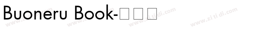 Buoneru Book字体转换